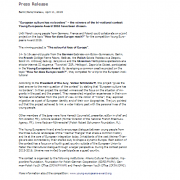 Press Release YEA